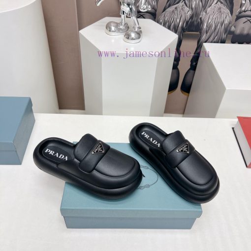 Top tierPrada 2024 vs Spring/Summer Latest Explosive CollectionRound head, thick bottom, halfzxiaymq - Image 3