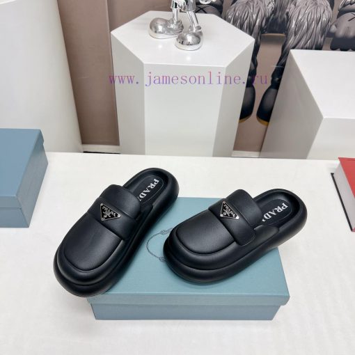 Top tierPrada 2024 vs Spring/Summer Latest Explosive CollectionRound head, thick bottom, halfzxiaymq - Image 4