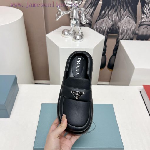 Top tierPrada 2024 vs Spring/Summer Latest Explosive CollectionRound head, thick bottom, halfzxiaymq - Image 7