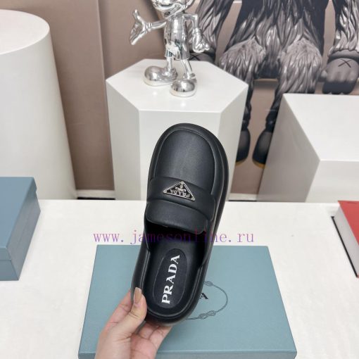 Top tierPrada 2024 vs Spring/Summer Latest Explosive CollectionRound head, thick bottom, halfzxiaymq - Image 8