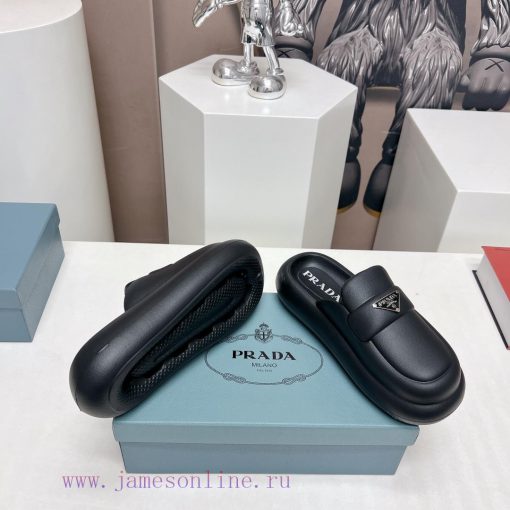 Top tierPrada 2024 vs Spring/Summer Latest Explosive CollectionRound head, thick bottom, halfzxiaymq - Image 10
