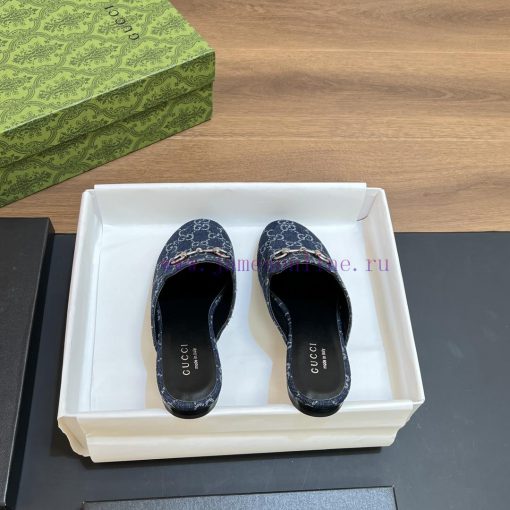 2024 Spring/Summer New Gucci Princeton Collection Le Fu Shoes, Half Cap Slippers, Top Qualitu5dyznf8 - Image 5