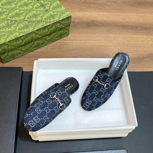 2024 Spring/Summer New Gucci Princeton Collection Le Fu Shoes, Half Cap Slippers, Top Qualitu5dyznf8 - Image 9