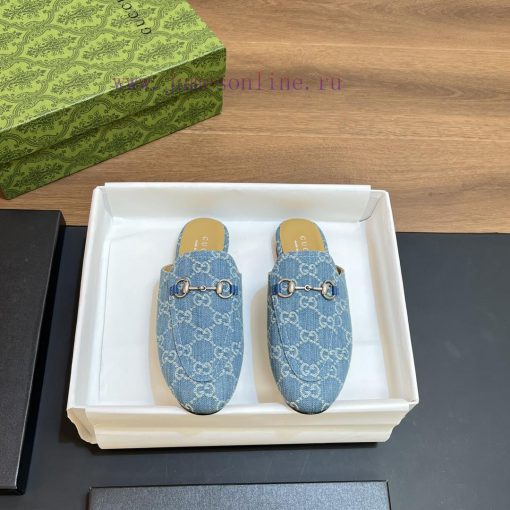 2024 Spring/Summer New Gucci Princeton Collection Le Fu Shoes, Half Cap Slippers, Top Qualit0pf2e2rn
