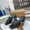 New Product Launch ️ Burberry Thick Heels and Flat Slippers Channel Goods Vulcanized One Stewte0683c