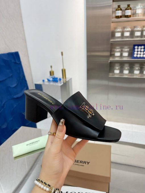 New Product Launch ️ Burberry Thick Heels and Flat Slippers Channel Goods Vulcanized One Stewte0683c - Image 6