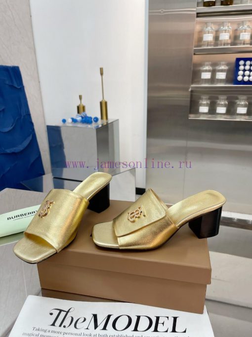 New Product Launch ️ Burberry Thick Heels and Flat Slippers Channel Goods Vulcanized One Ste5ep78hhn - Image 2