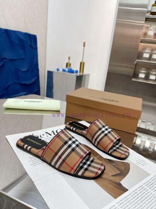 New Product Launch ️ Burberry Thick Heels and Flat Slippers Channel Goods Vulcanized One Stehb8raqof - Image 3