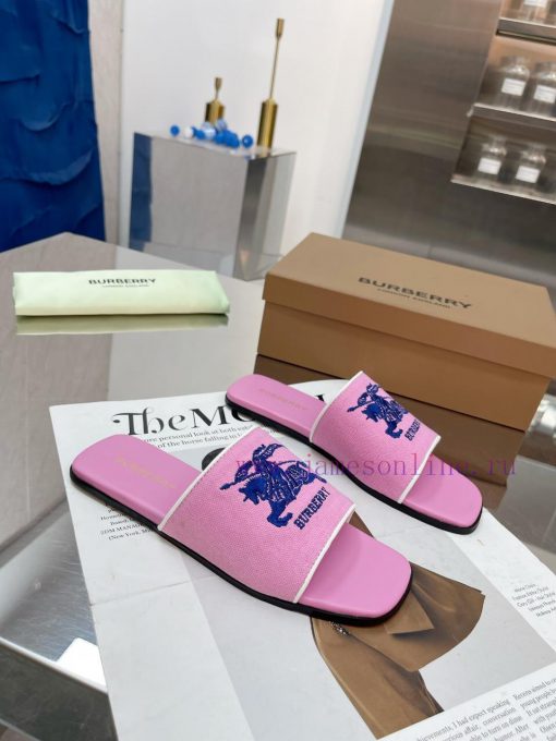 New Product Launch ️ Burberry Thick Heels and Flat Slippers Channel Goods Vulcanized One Ste0sedif52 - Image 3