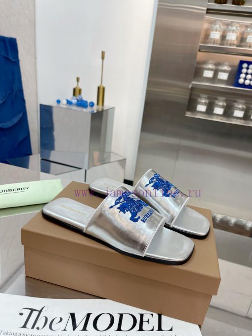 New Product Launch ️ Burberry Thick Heels and Flat Slippers Channel Goods Vulcanized One Ste0gni9a80 - Image 2