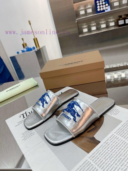 New Product Launch ️ Burberry Thick Heels and Flat Slippers Channel Goods Vulcanized One Ste0gni9a80 - Image 3