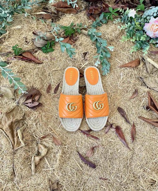 24ss Early Autumn New Gucci Classic Logo Gucci Women's Quilted Sheepskin Double GG Grass Weanimccp6h - Image 2