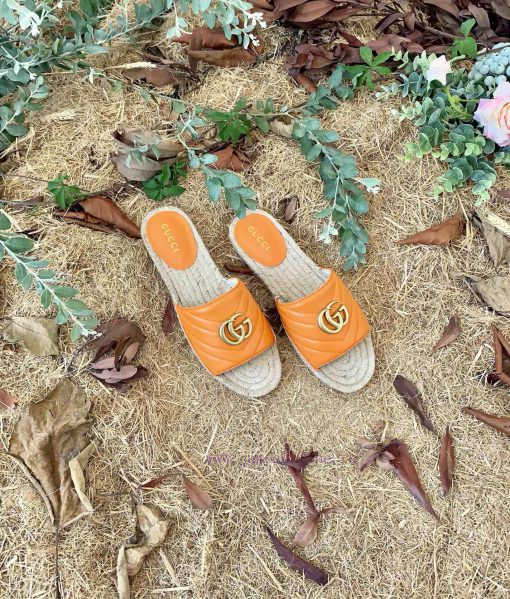 24ss Early Autumn New Gucci Classic Logo Gucci Women's Quilted Sheepskin Double GG Grass Weanimccp6h - Image 3