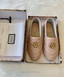 24ss Early Autumn Gucci Classic Logo Gucci Women's Quilted Sheepskin Double GG Grass Weavingwfltl1lb