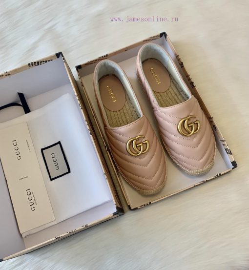 24ss Early Autumn Gucci Classic Logo Gucci Women's Quilted Sheepskin Double GG Grass Weavingwfltl1lb - Image 3