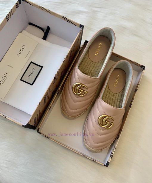 24ss Early Autumn Gucci Classic Logo Gucci Women's Quilted Sheepskin Double GG Grass Weavingwfltl1lb - Image 6
