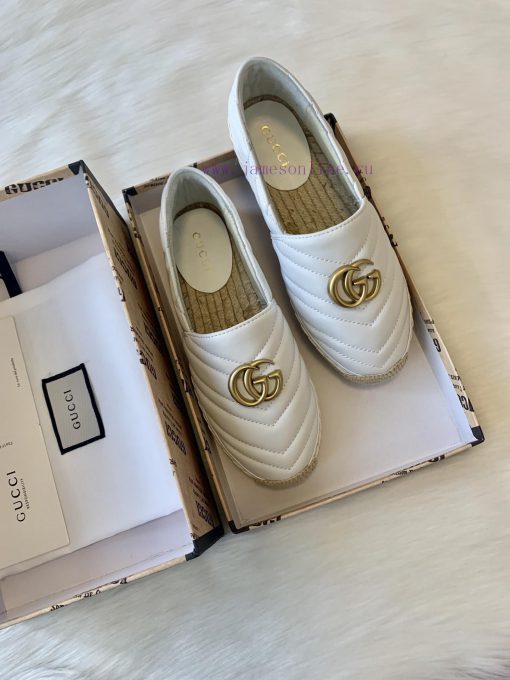 24ss Early Autumn Gucci Classic Logo Gucci Women's Quilted Sheepskin Double GG Grass Weavingu1io43kk - Image 5
