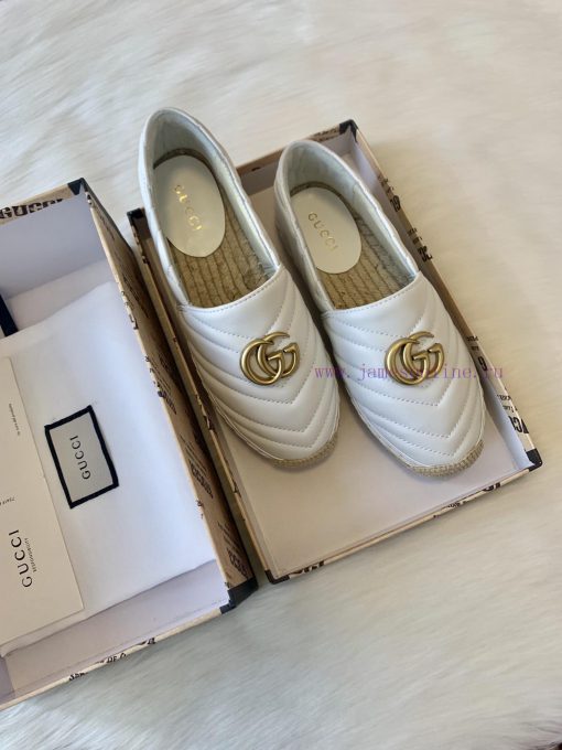 24ss Early Autumn Gucci Classic Logo Gucci Women's Quilted Sheepskin Double GG Grass Weavingu1io43kk - Image 6