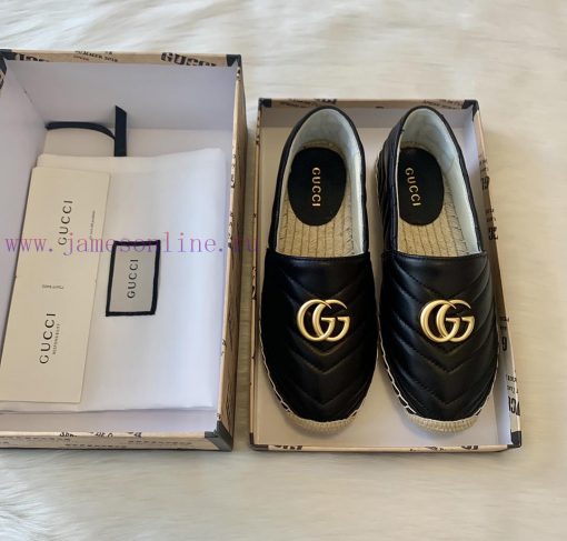 24ss Early Autumn Gucci Classic Logo Gucci Women's Quilted Sheepskin Double GG Grass Weavinghxo37snp - Image 2