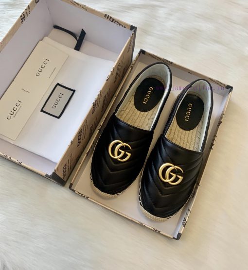24ss Early Autumn Gucci Classic Logo Gucci Women's Quilted Sheepskin Double GG Grass Weavinghxo37snp - Image 4