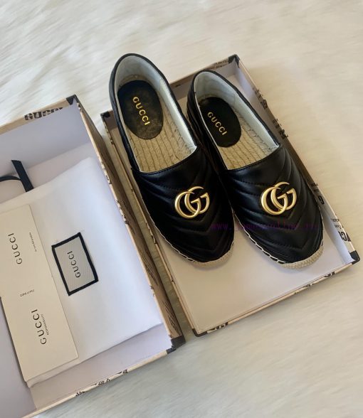 24ss Early Autumn Gucci Classic Logo Gucci Women's Quilted Sheepskin Double GG Grass Weavinghxo37snp - Image 6