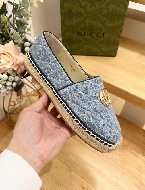 Female styleGUCCI 24ss Early Autumn Women's GG Pattern Decorative Garden Head Gucci Grass Wevh0cued3 - Image 8