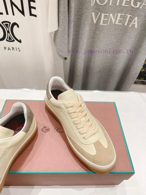 Couple style, new release Loro Pian * (same as official website) classic lace up casual shoeoqyki7f2 - Image 6