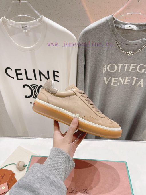 Couple style, new release Loro Pian * (same as official website) classic lace up casual shoev5qsl8u9 - Image 4
