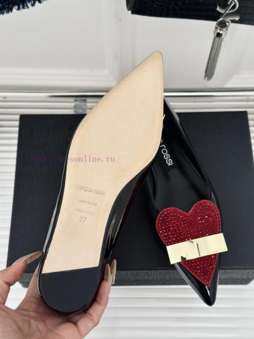 Sergio Ros * i 24s Early Spring New Product Love Valentine's Day Limited Edition Flat ShoesA94s18zeh - Image 10