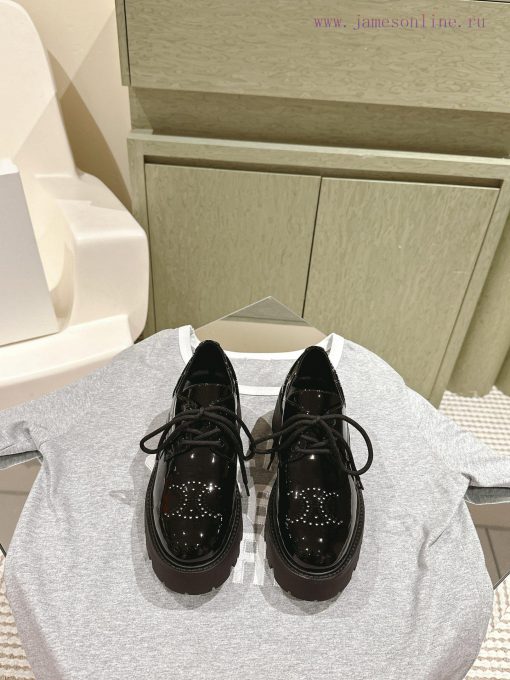 | ²⁰²4 𝐬𝐬  🤍🤎  Purchasing gradeCelin * thick soled laser loafers, the latest fashion trend v7blr21m - Image 2