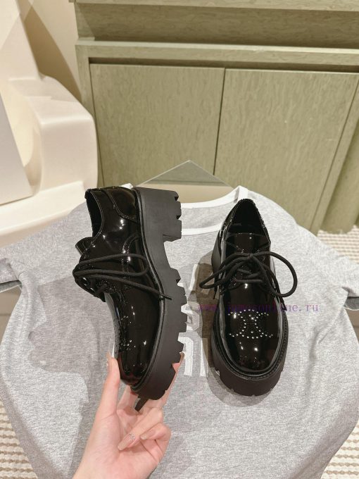 | ²⁰²4 𝐬𝐬  🤍🤎  Purchasing gradeCelin * thick soled laser loafers, the latest fashion trend v7blr21m - Image 4
