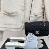 Chanel | Chanel 24P New ProductBow tie double C slippersThe shoe upper is made of special failnjqpdd