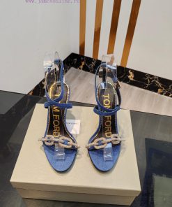 TOM FORD Top High Heel SandalsImported cowhide upperFoot pad sheepskinAAA grade original blariekitw4