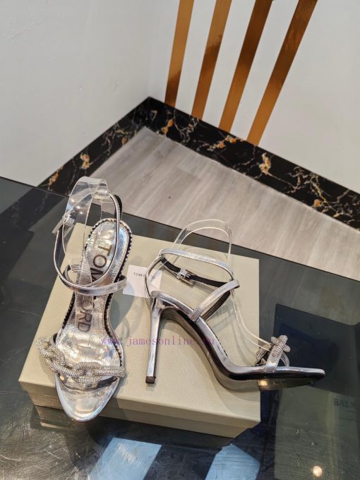 TOM FORD Top High Heel SandalsImported cowhide upperFoot pad sheepskinAAA grade original bla5rb7gk84 - Image 8