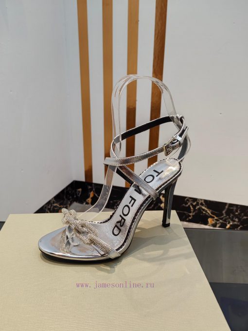 TOM FORD Top High Heel SandalsImported cowhide upperFoot pad sheepskinAAA grade original bla5rb7gk84 - Image 10