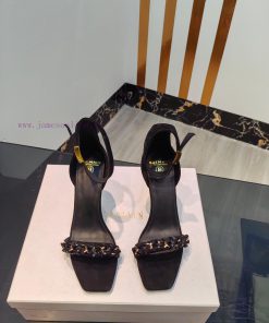 Out, Balmain 2024 Spring/Summer Fashion Show Original Metal Buckle High Heel SandalsBrand Ba9ngi1ubt
