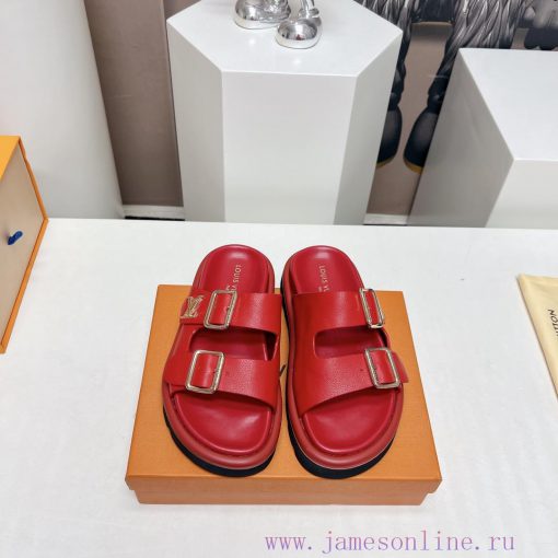 Top tierL * V Donkey 2024vs Summer Latest Wang Fried Sandals SeriesCouple belt buckle coolers0qd4wf2 - Image 2