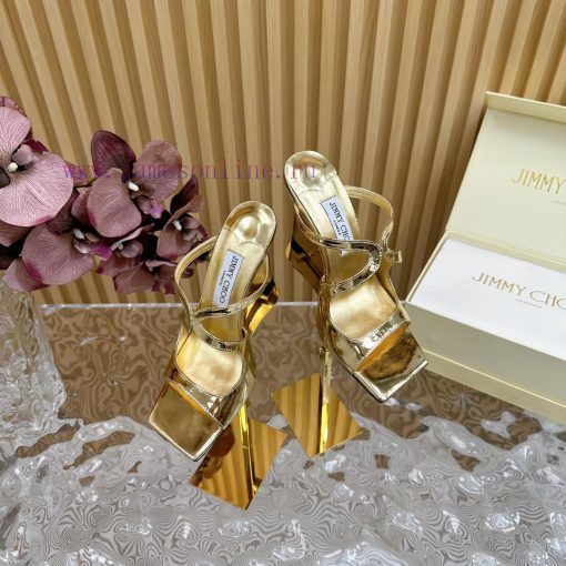 2024 SSJIMMY CHOO Dinner High Heel Sandals/Single Shoes——————————Top tierThe Australian poina07ni8gm - Image 2