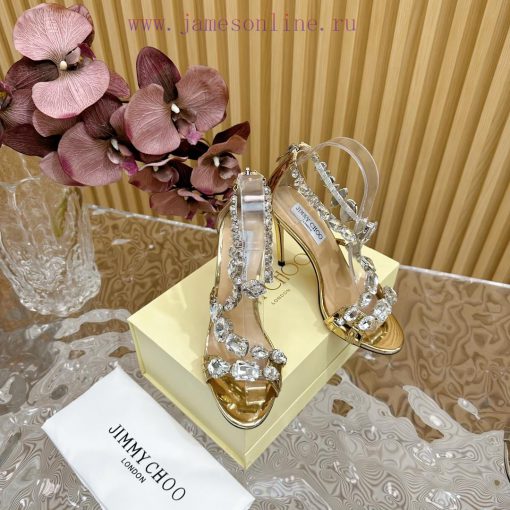 Jimmy Choo 2024/𝐒𝐒𝐧𝐞𝐰 Spring/Summer New High Heels Super No Super Sparkling Diamond High Hee6cnodxmg