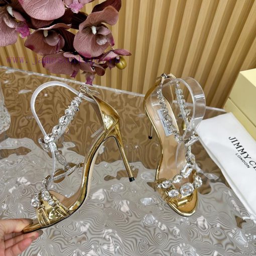 Jimmy Choo 2024/𝐒𝐒𝐧𝐞𝐰 Spring/Summer New High Heels Super No Super Sparkling Diamond High Hee6cnodxmg - Image 7