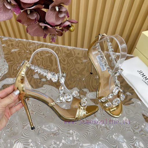 Jimmy Choo 2024/𝐒𝐒𝐧𝐞𝐰 Spring/Summer New High Heels Super No Super Sparkling Diamond High Hee6cnodxmg - Image 8