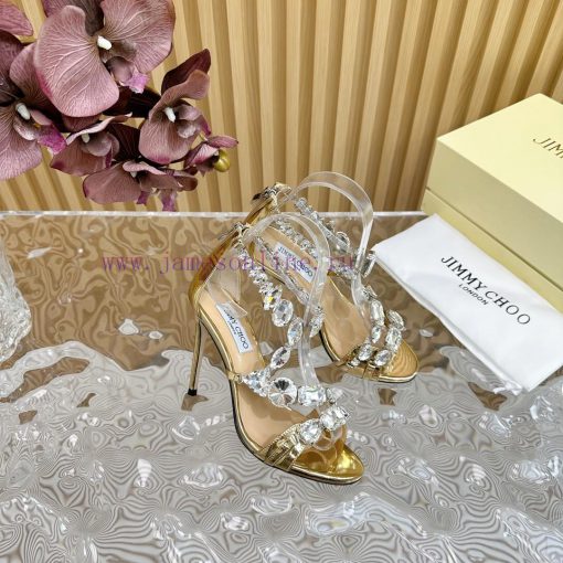 Jimmy Choo 2024/𝐒𝐒𝐧𝐞𝐰 Spring/Summer New High Heels Super No Super Sparkling Diamond High Hee6cnodxmg - Image 9