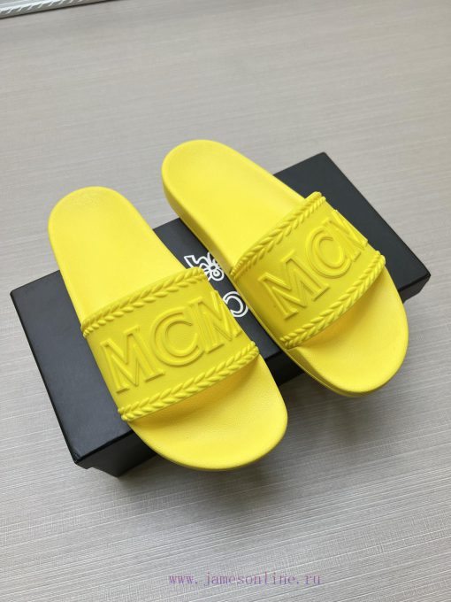 MCM's latest popular fashion slippers, with original 11 mold opening on the official websitepi78kqfl - Image 4