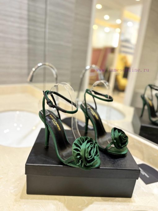 Direct sales to Saint LaurentSaint Laurent YSL floral buckle sandals on newSynchronize new mnt1hfdgt - Image 2