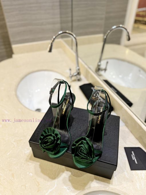 Direct sales to Saint LaurentSaint Laurent YSL floral buckle sandals on newSynchronize new mnt1hfdgt - Image 4