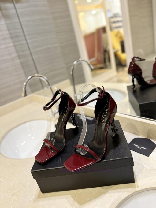 Direct sales of "SAINT LAURENT" YSL letter metal buckle baked paint YSL letter and high-heeljs10jxkf - Image 3