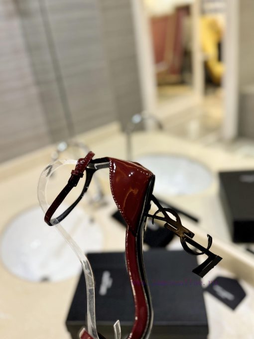Direct sales of "SAINT LAURENT" YSL letter metal buckle baked paint YSL letter and high-heeljs10jxkf - Image 10