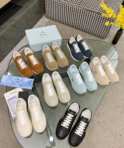 The new PRADA high top is launched simultaneously, and the new men's shoes are made of selec0l9eanel