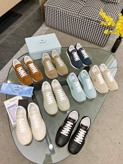 The new PRADA high top is launched simultaneously, and the new men's shoes are made of selec0l9eanel