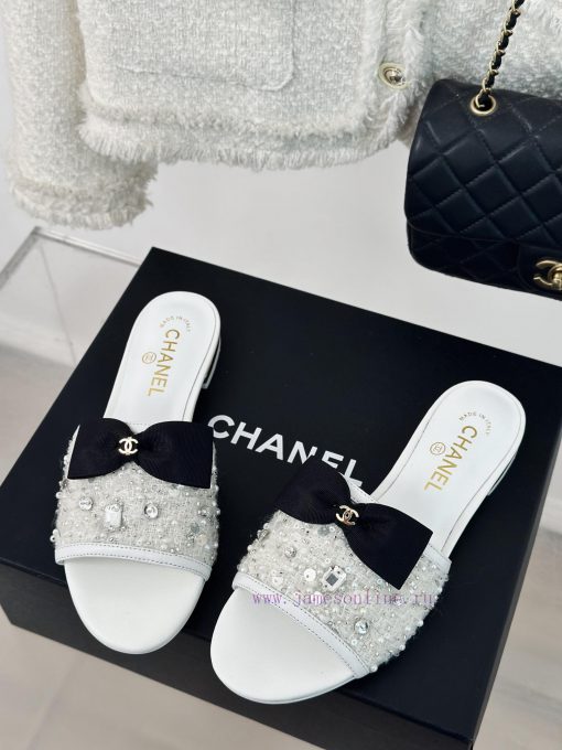 Chanel | Chanel 24P New ButterflyCrystal slippersBulling, sparkling, sweet and royal~Is the xhycpxus - Image 3